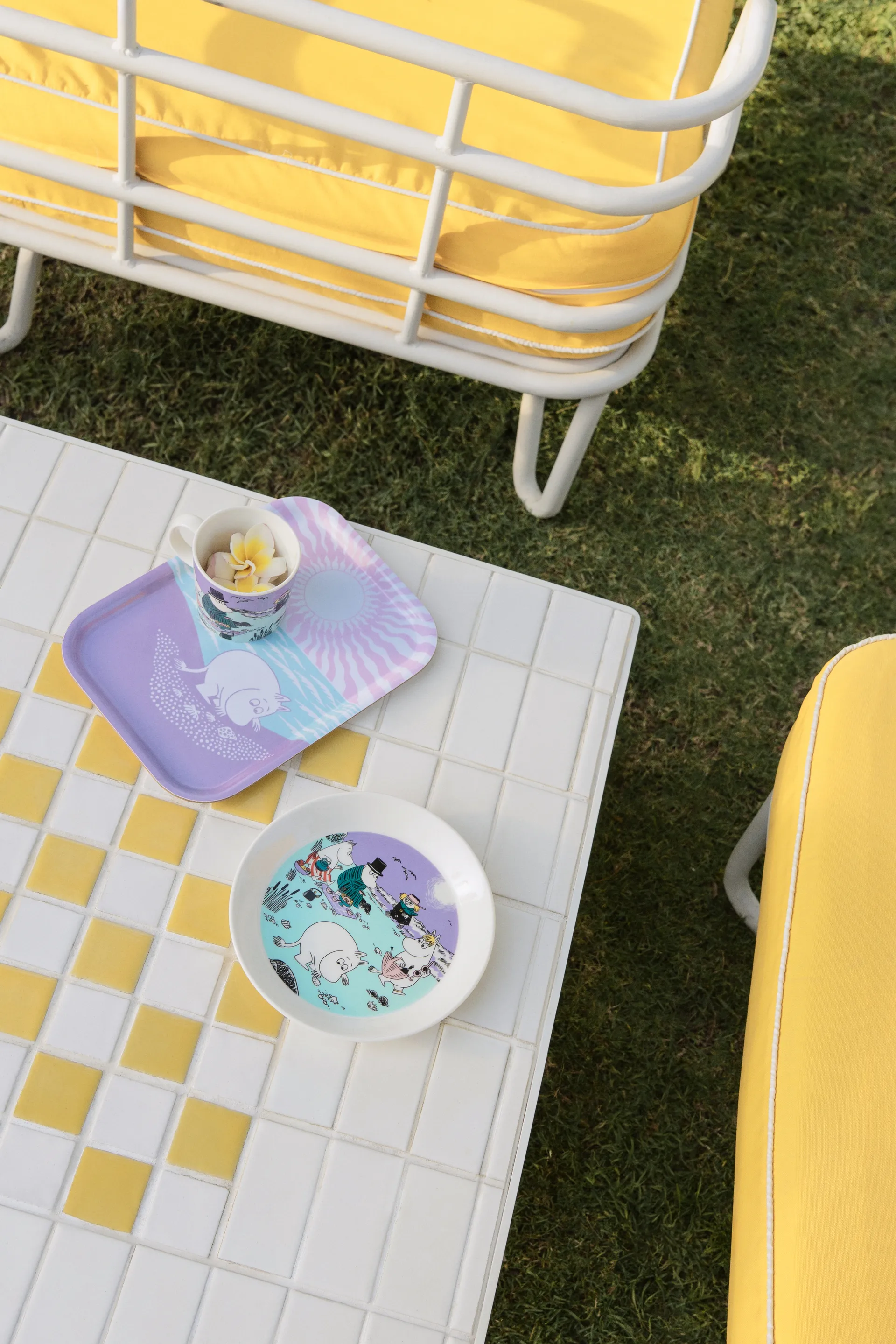 ビーチデイ ムーミントレイ, 20x27 cm Moomin Arabia