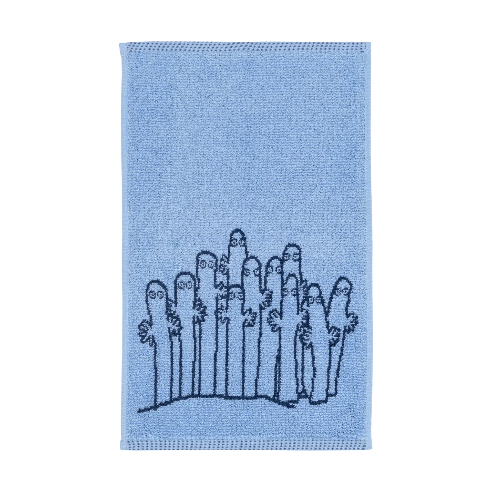 ムーミン タオル 30x50 cm, Hattifattener blue Moomin Arabia