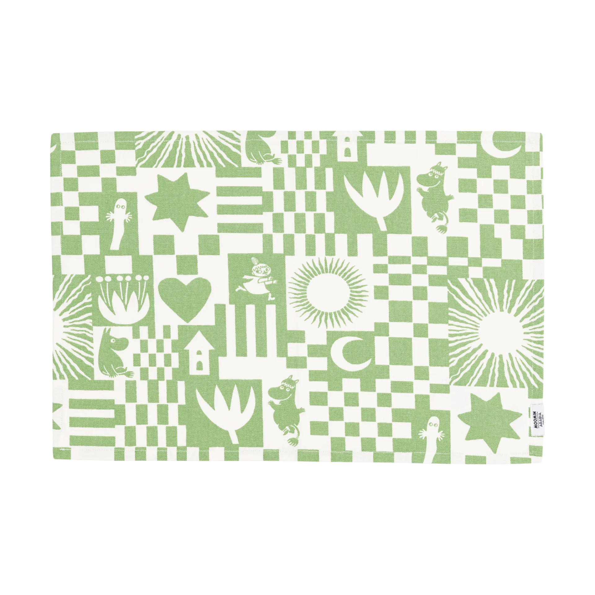 パーティー ムーミン ランチョンマット 31x46 cm, Green Moomin Arabia