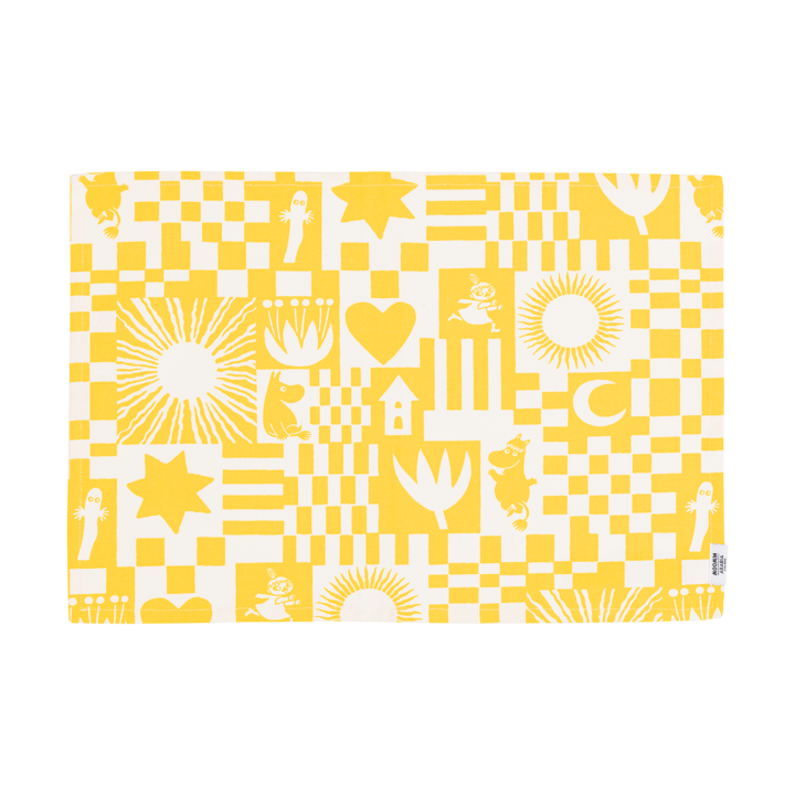 パーティー ムーミン ランチョンマット 31x46 cm - Yellow - Moomin Arabia | ムーミン アラビア