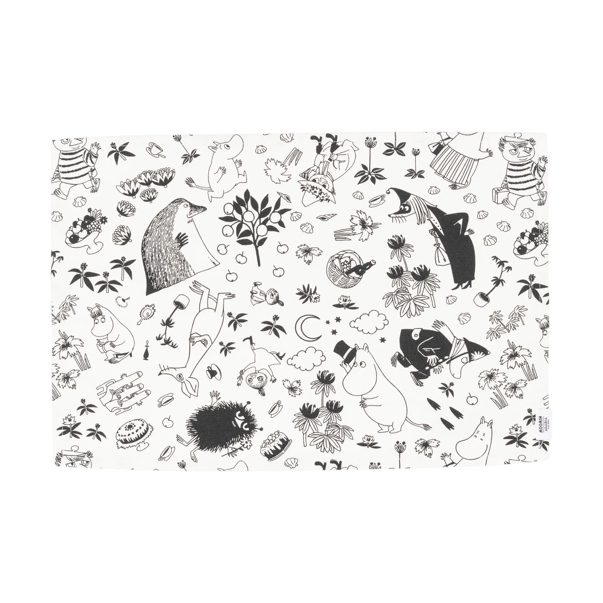 ムーミン ランチョンマット 33x45 cm, Off-white Moomin Arabia