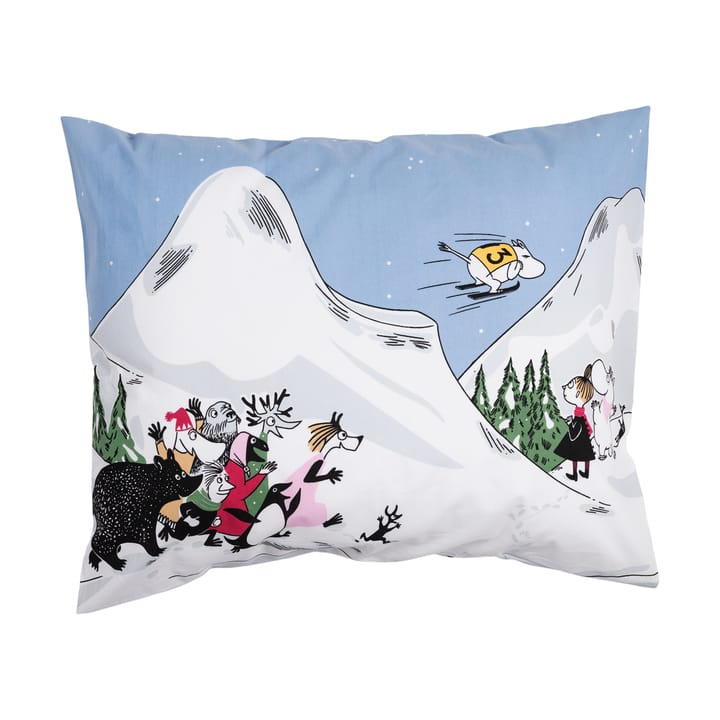 ムーミン ピローケース  スキージャンプ, 50x60 cm Moomin Arabia | ムーミン アラビア