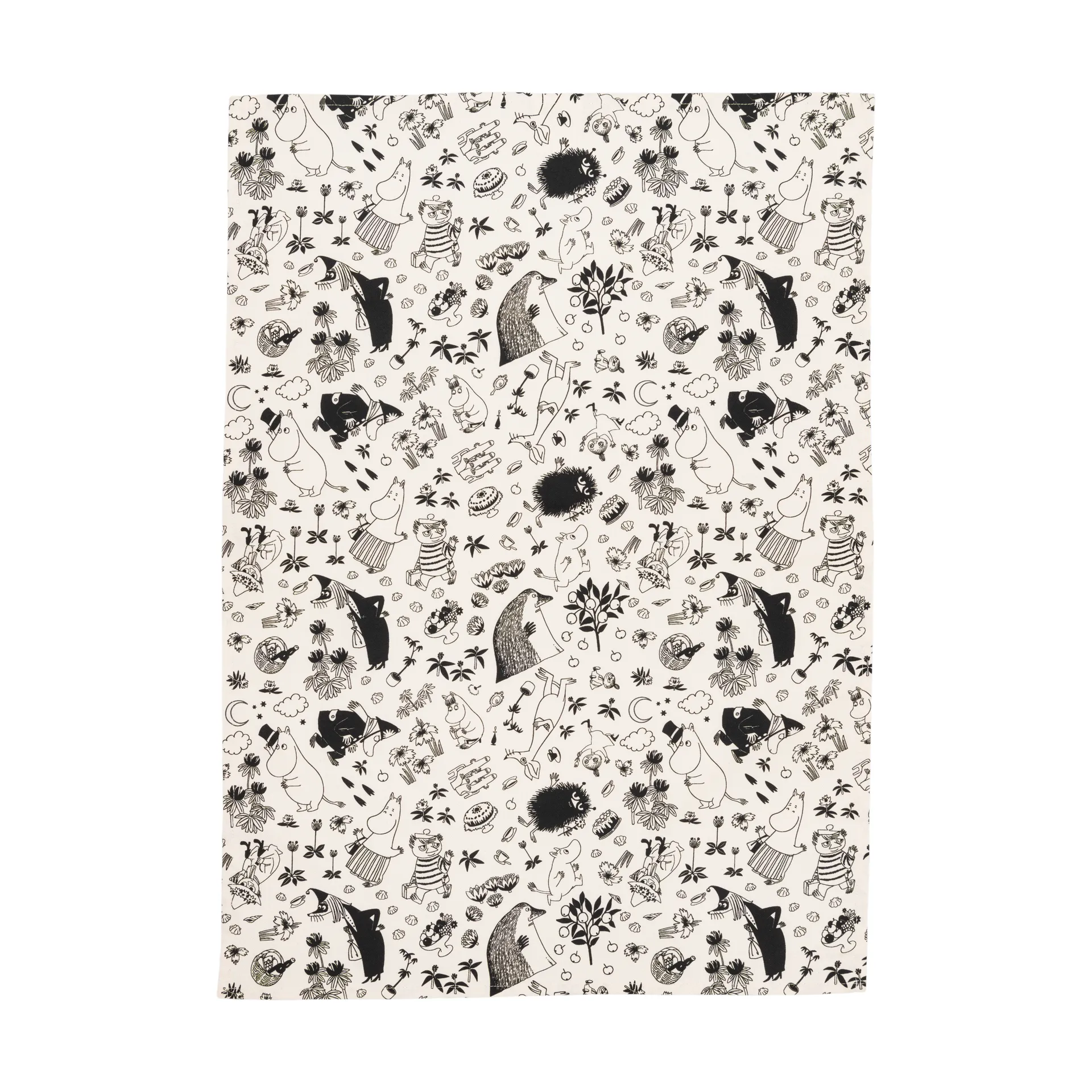 ムーミン キッチンタオル 50x70 cm 2枚セット, Off-white Moomin Arabia