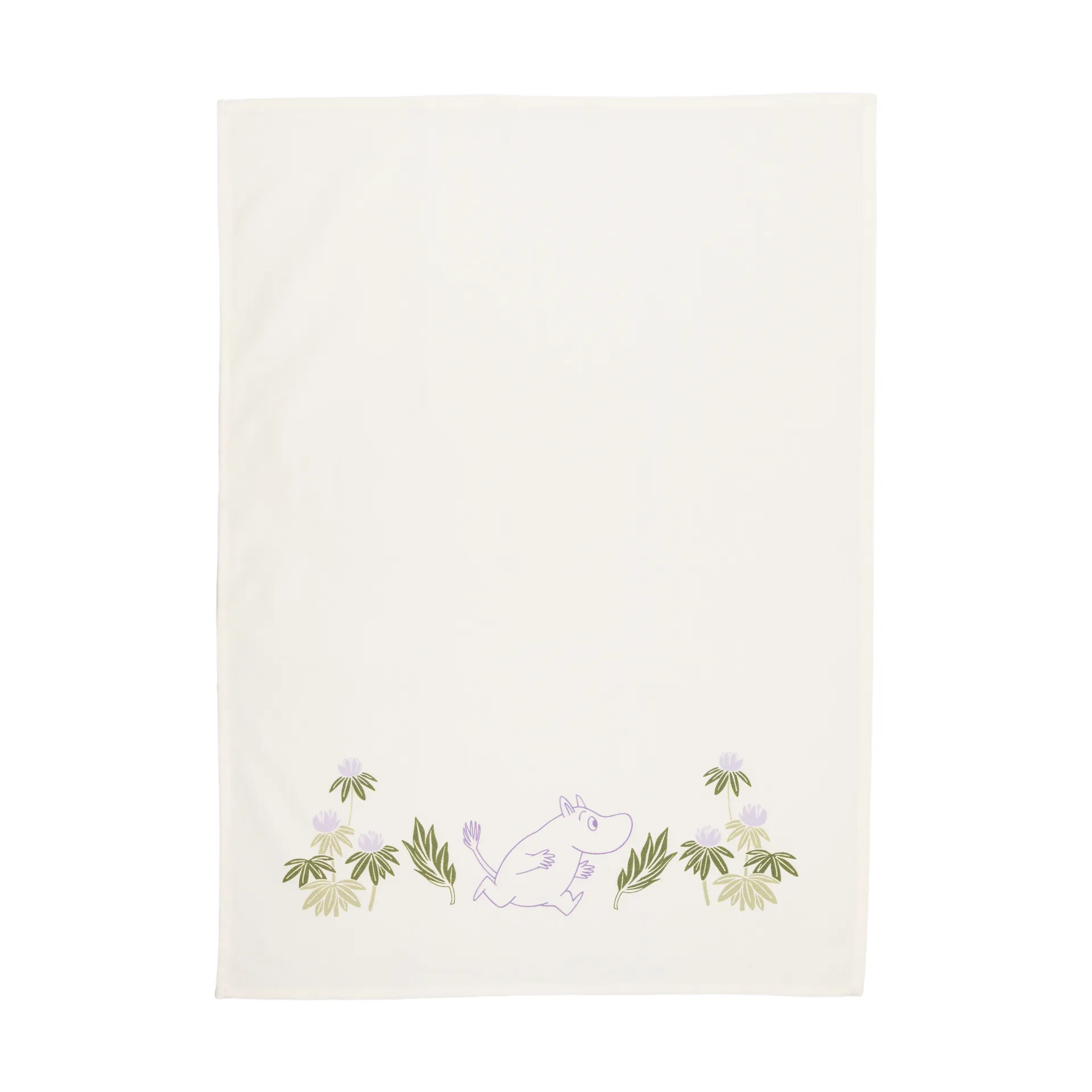 ムーミン キッチンタオル 50x70 cm 2枚セット, Purple-off-white Moomin Arabia