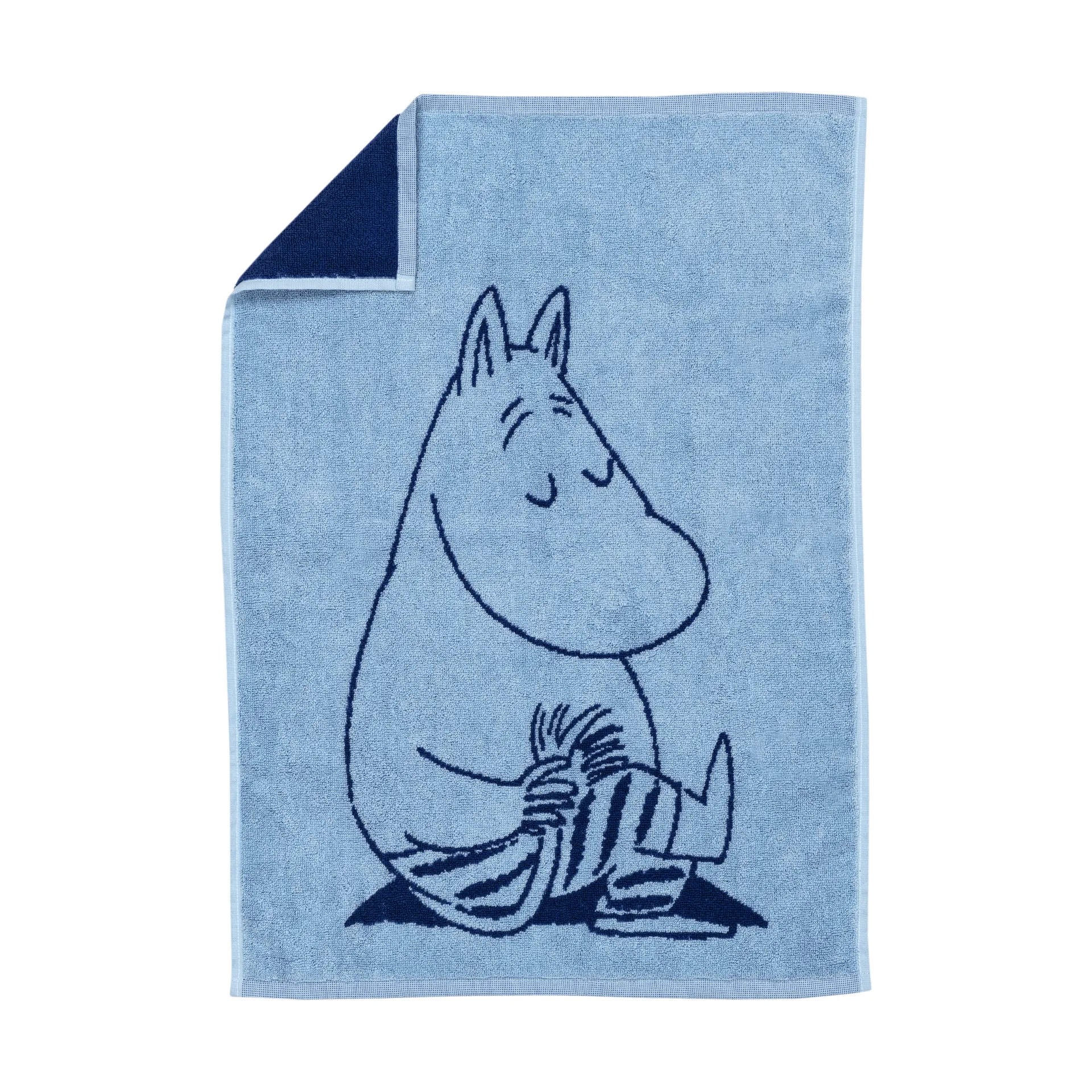 ムーミン タオル 50x70 cm, Moomintroll navy blue Moomin Arabia