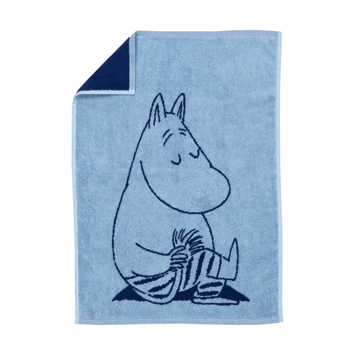 ムーミン タオル 50x70 cm - Moomintroll navy blue - Moomin Arabia