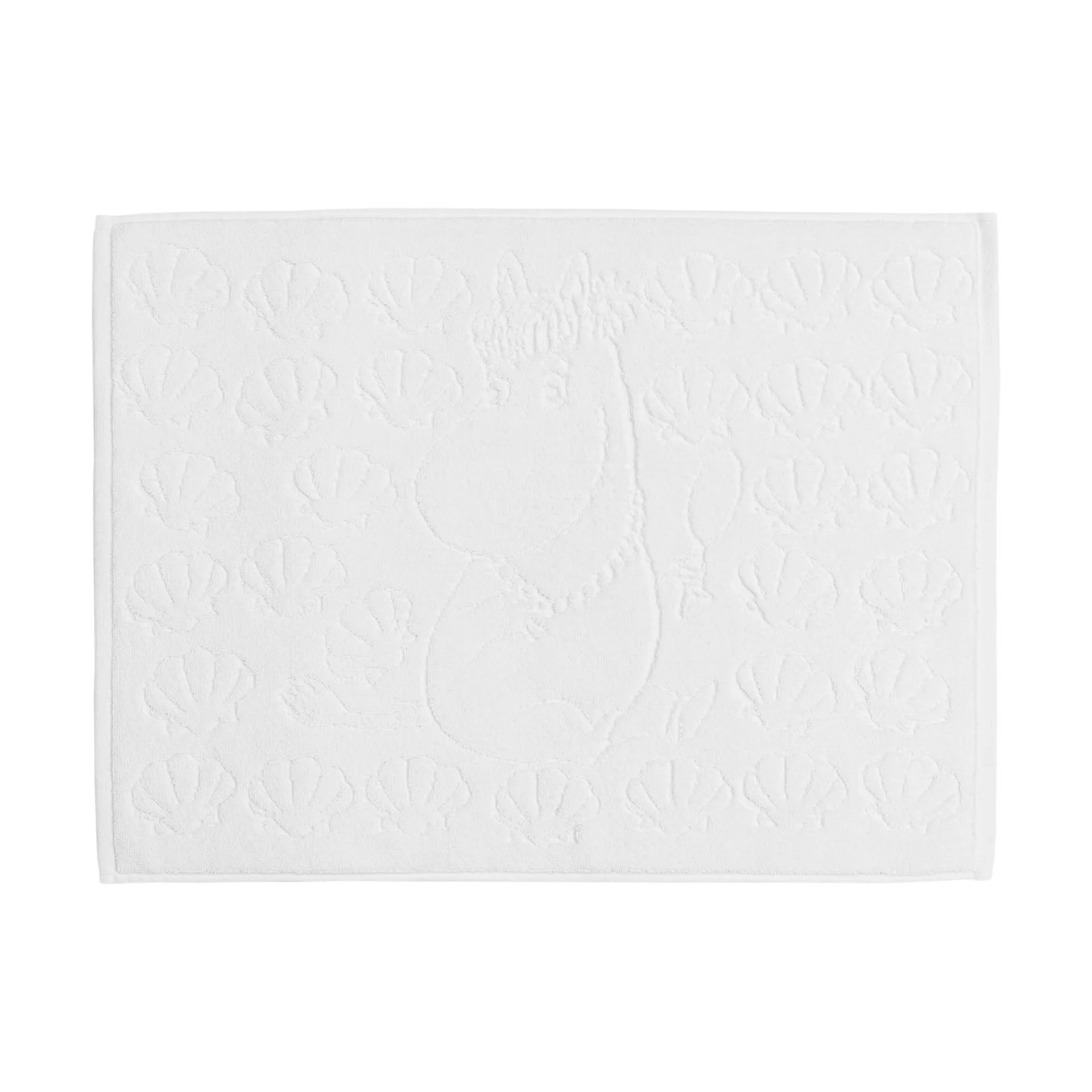 ムーミンバスマット 50x70 cm, Shell white Moomin Arabia