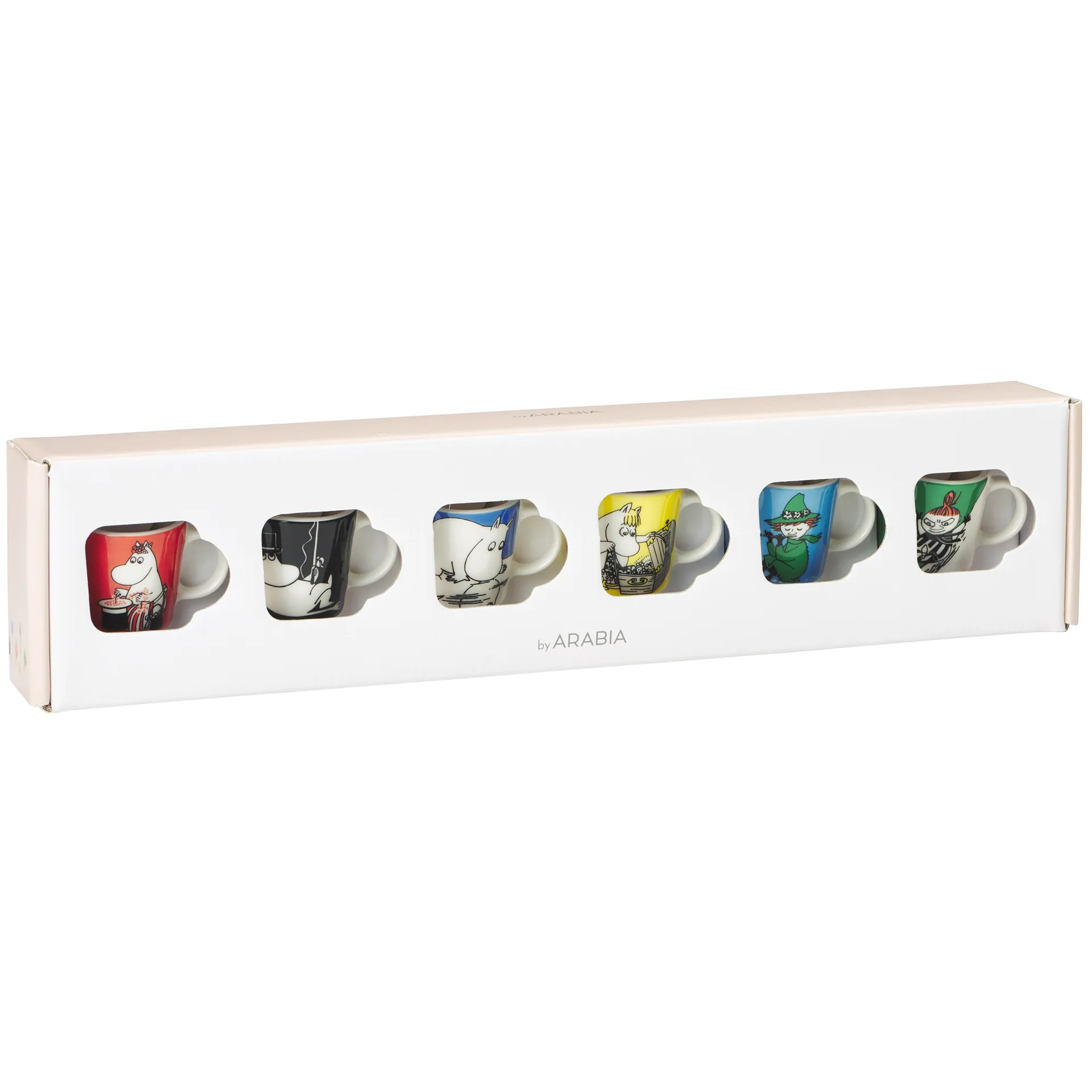 ムーミン ミニ マグ 6パック Första classic, Multi Moomin Arabia