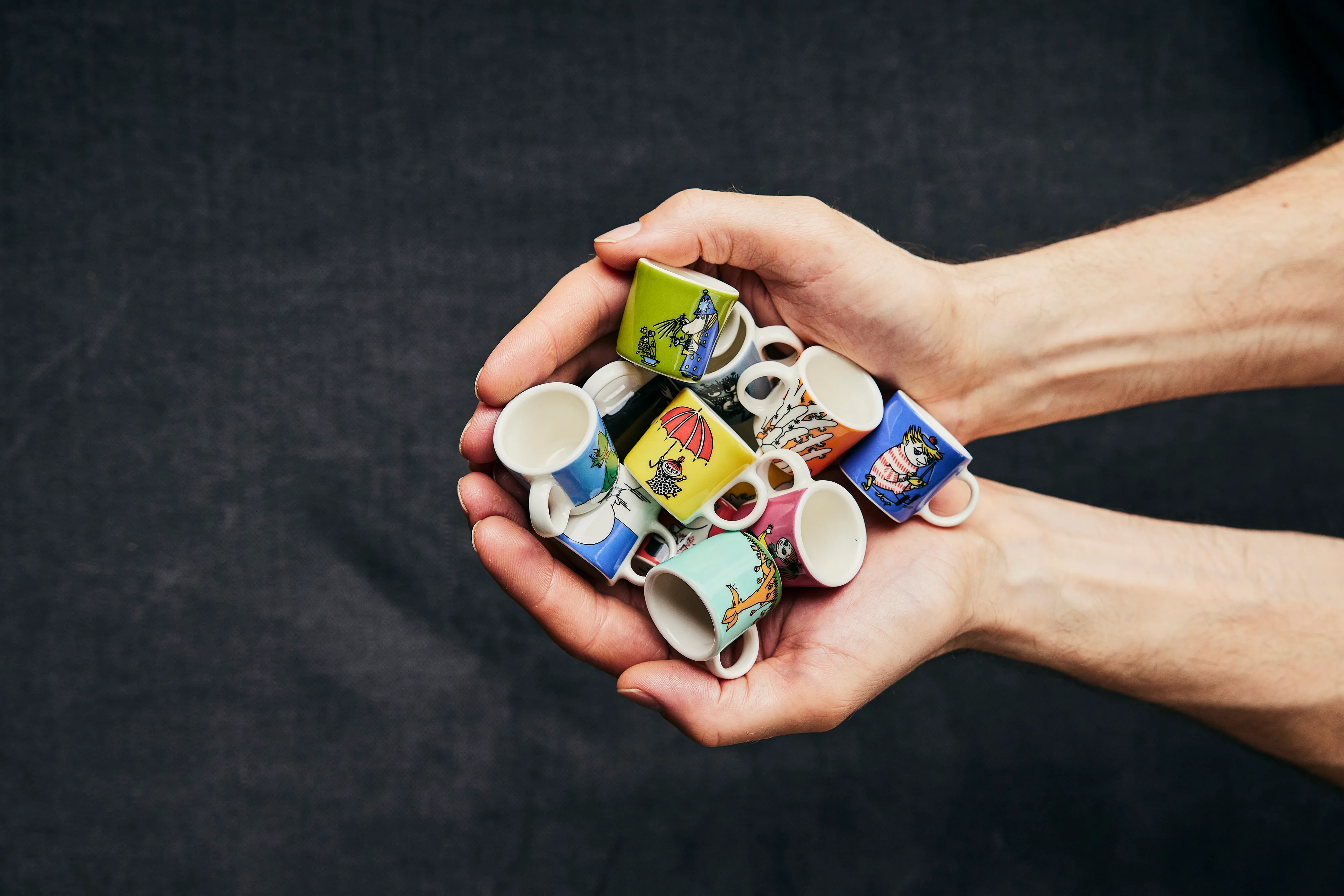 Moomin Arabia からのムーミン ミニ マグ 6パック Thrid classic