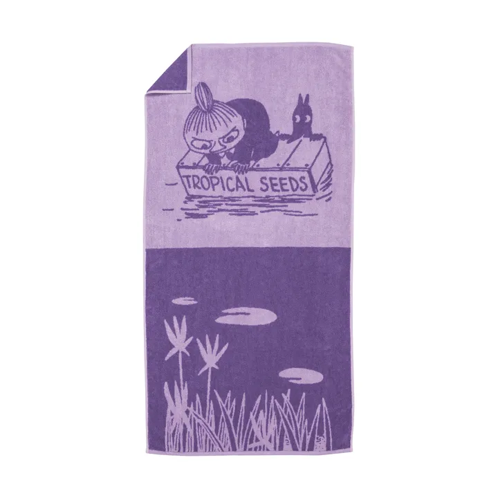 ムーミン バスタオル 70x140 cm - Little My purple - Moomin Arabia