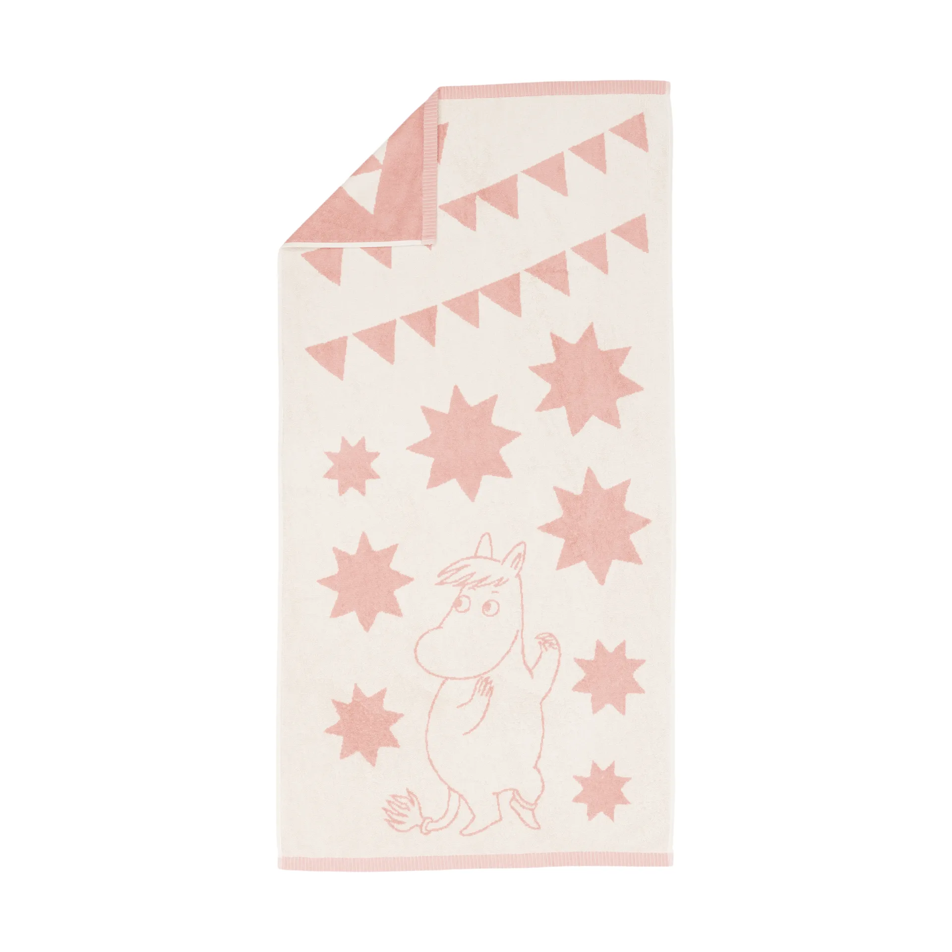 ムーミン バスタオル 70x140 cm, stars pink Moomin Arabia
