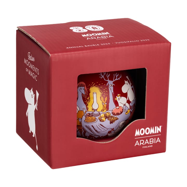 ムーミン オーナメント Ø8 cm, 2025, Festive moments Moomin Arabia | ムーミン アラビア