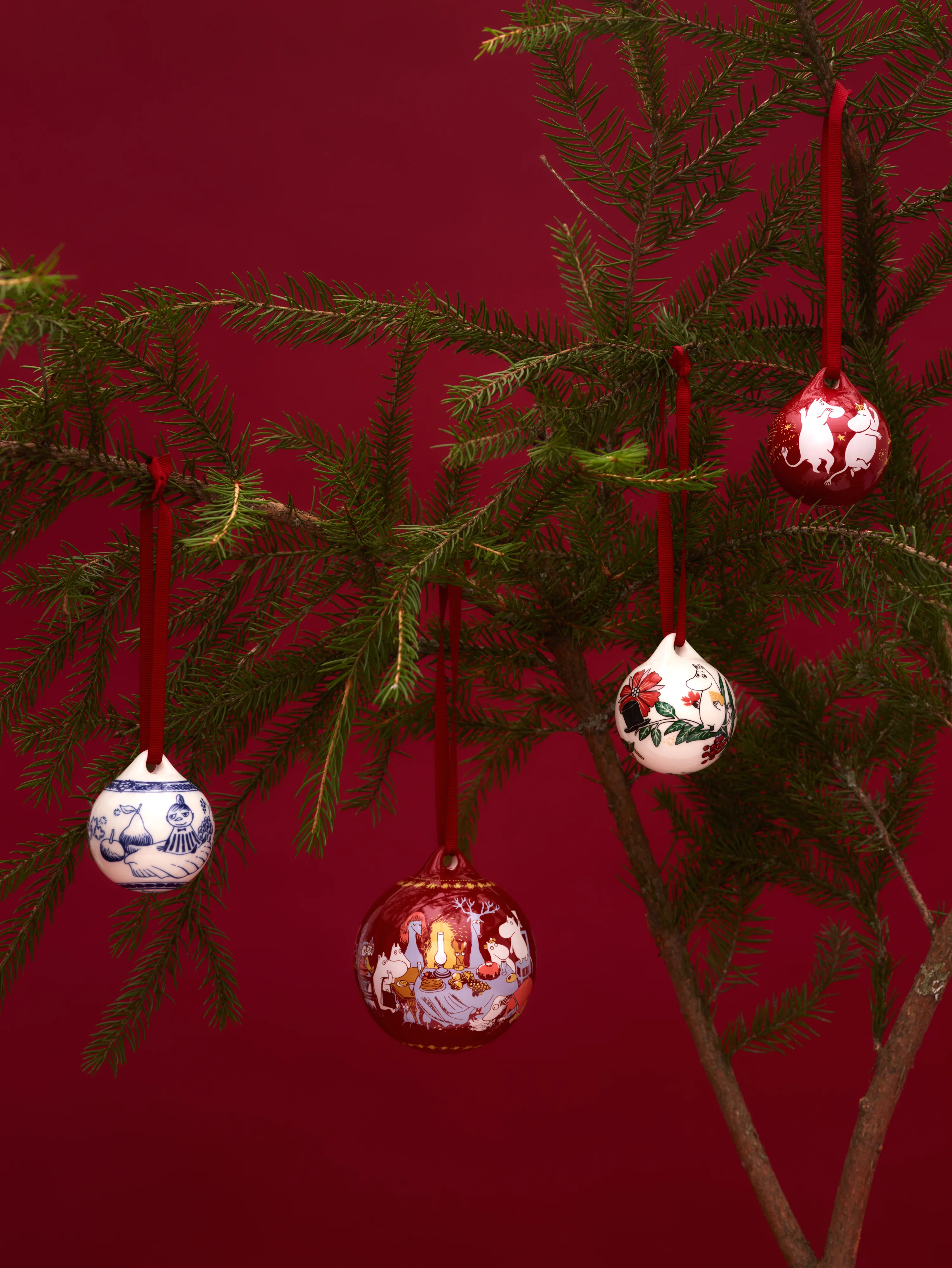 Moomin Arabia からのムーミン オーナメント Ø8 cm - NordicNest.jp