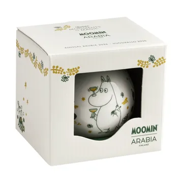 ムーミン オーナメント Ø8 cm - 2026, Love gift - Moomin Arabia