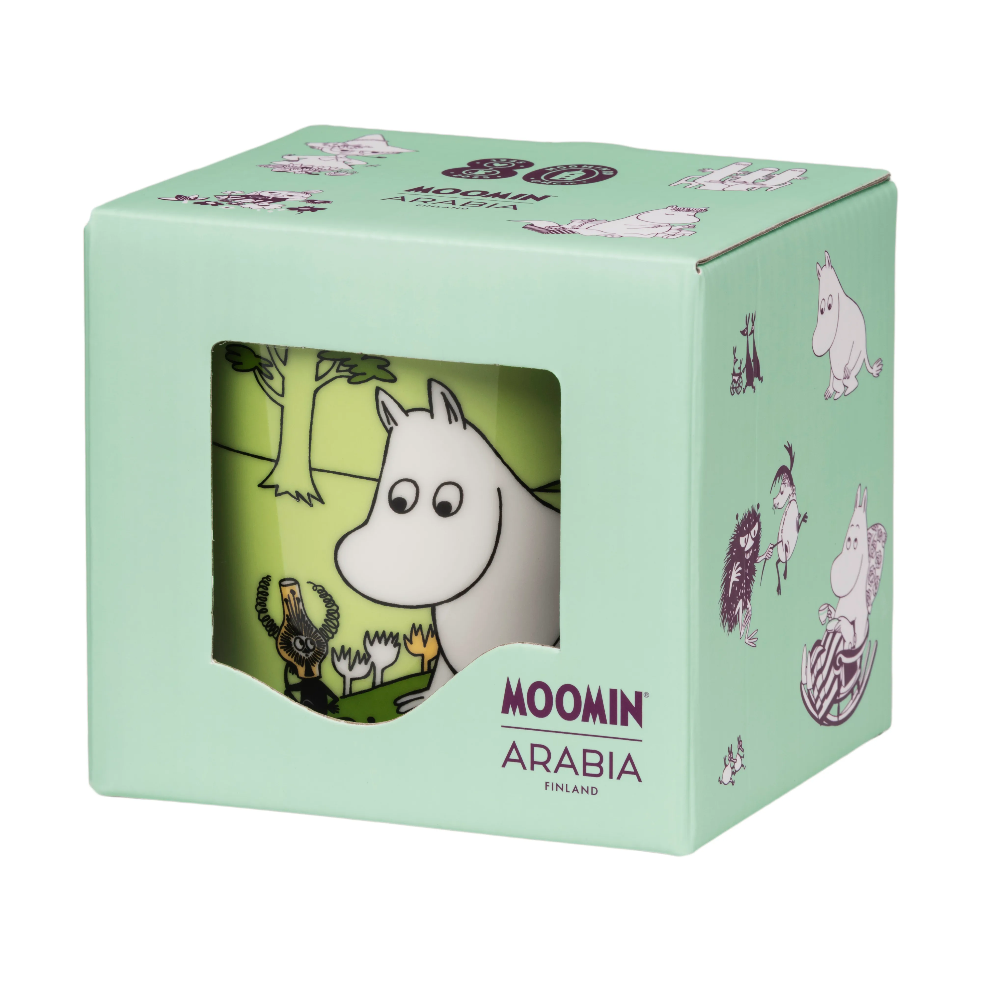 Moomin Arabia からのムーミントロール ムーミンマグ 80周年