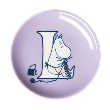 ABC Mumin minitallrik - L, 10,5 cm - Moomin Arabia
