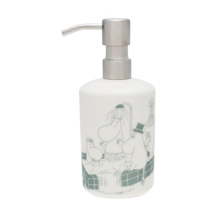 ムーミン ソープディスペンサー, Bath time green-white Moomin Arabia | ムーミン アラビア