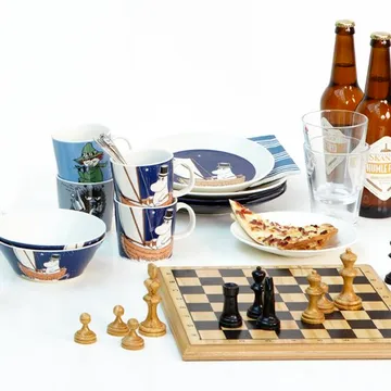 ムーミンパパ プレート - dark blue - Moomin Arabia