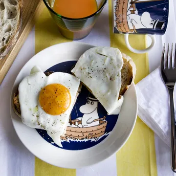 ムーミンパパ プレート - dark blue - Moomin Arabia