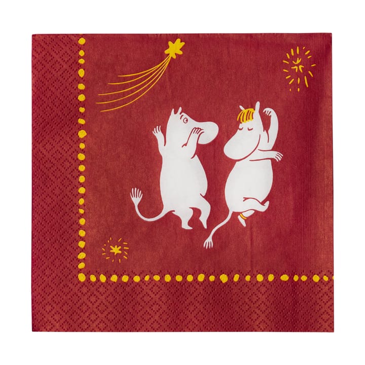 Festive Moments ムーミン ペーパーナプキン 33x33 cm - 20-pack - Moomin Arabia | ムーミン アラビア