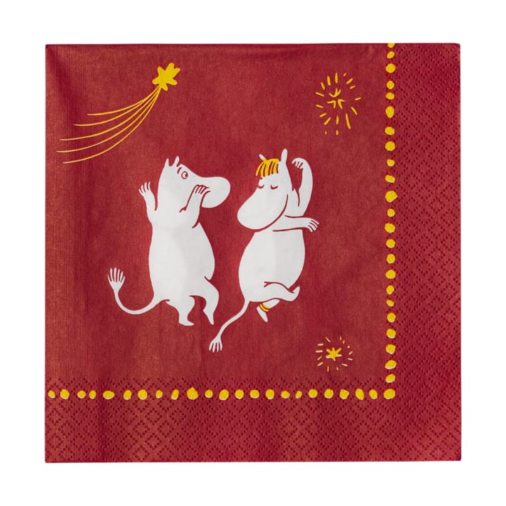 Festive Moments ムーミン ペーパーナプキン 33x33 cm, 20-pack Moomin Arabia | ムーミン アラビア
