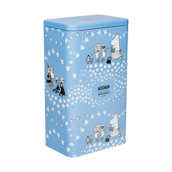 Fred ムーミン コーヒー缶 11.2x7.8x19.2 cm - Blue - Moomin Arabia | ムーミン アラビア