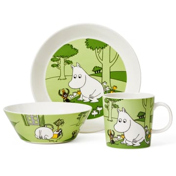 ムーミントロール ムーミン ボウル - Grass green - Moomin Arabia | ムーミン アラビア