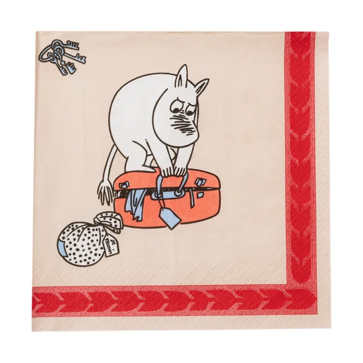 Holiday Rush ムーミン ペーパーナプキン 33 cm - 20-pack - Moomin Arabia