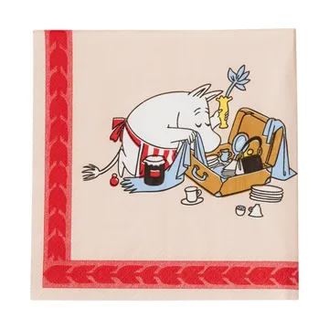 Holiday Rush ムーミン ペーパーナプキン 33 cm - 20-pack - Moomin Arabia