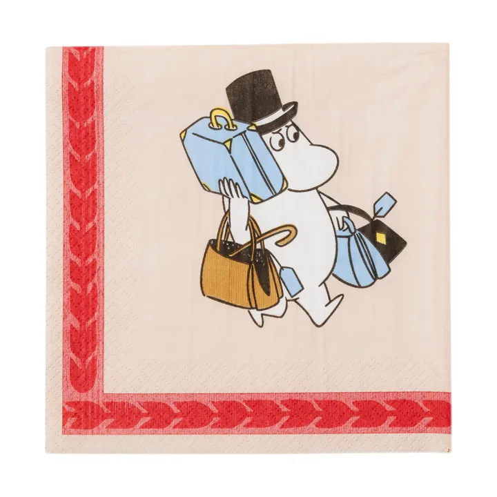 Holiday Rush ムーミン ペーパーナプキン 33 cm - 20-pack - Moomin Arabia