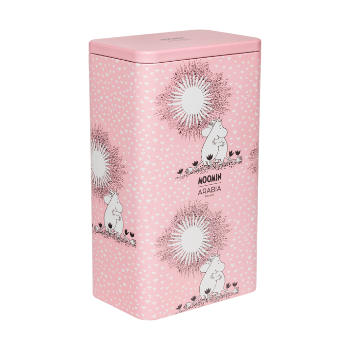 Love ムーミン コーヒー缶 11.2x7.8x19.2 cm - Pink - Moomin Arabia | ムーミン アラビア