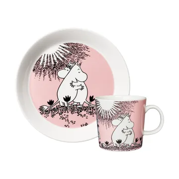 Love 30 Years Moomin マグ & プレート Limited Edition - 2 pieces - Moomin Arabia