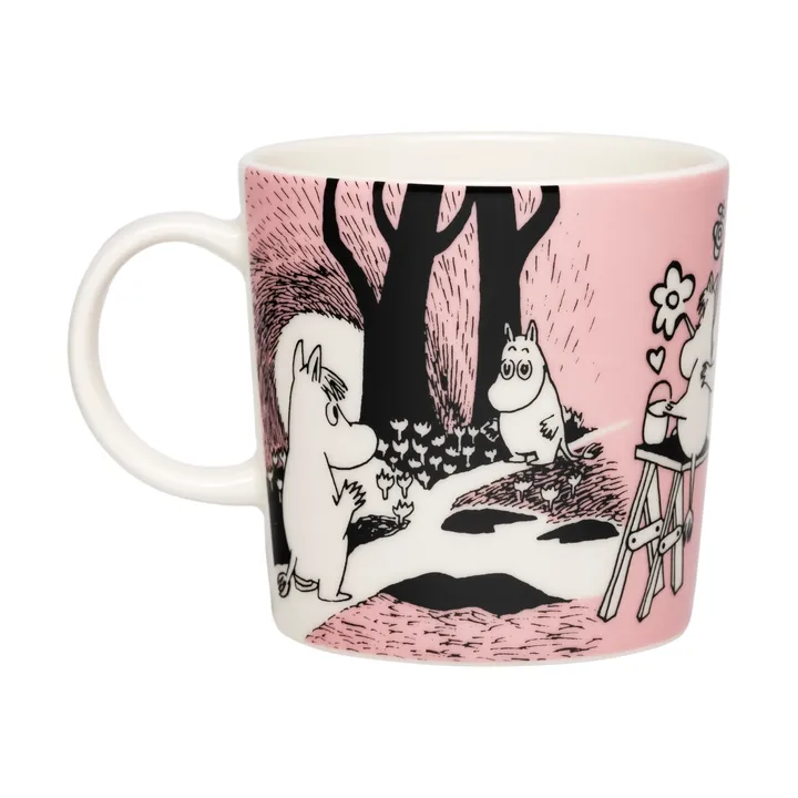4セットあり。ARABIA Moomin マグカップ Journey Moomin Arabia からのLove 30 Years Moomin マグ ギフトボックス