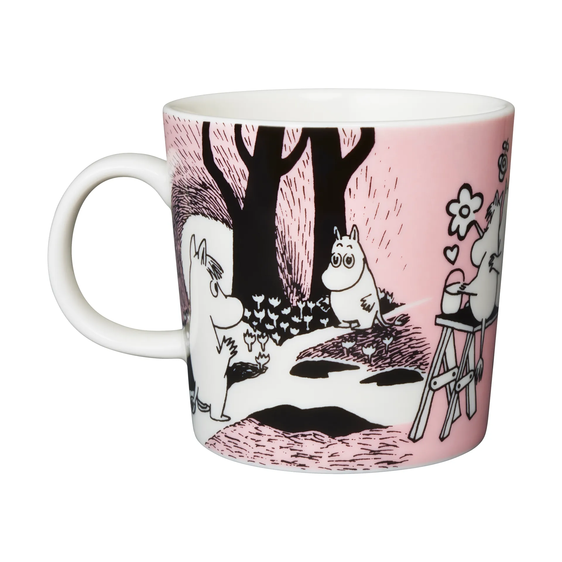ムーミン love マグ, pink Moomin Arabia