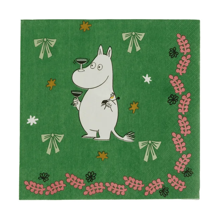 Moomin ペーパーナプキン - 愛の贈り物 33x33 cm 20枚入り - Moomin Arabia
