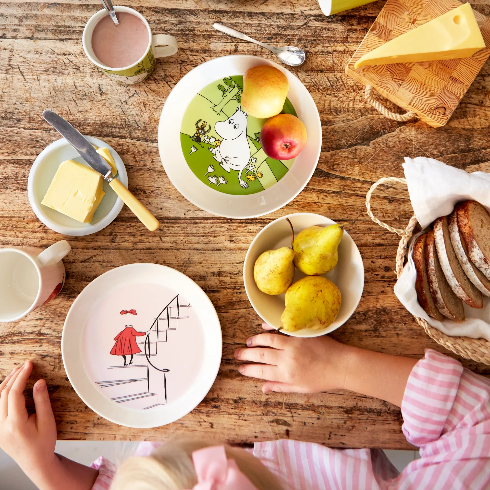 Ninny ムーミン プレート, powder Moomin Arabia