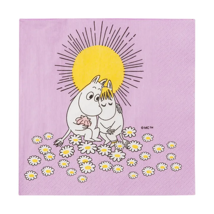 Sweethearts Moomin ペーパーナプキン 33x33 cm - 20-pack - Moomin Arabia