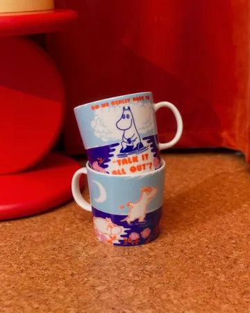 Talk It All Out ムーミン マグ - 40 cl - Moomin Arabia