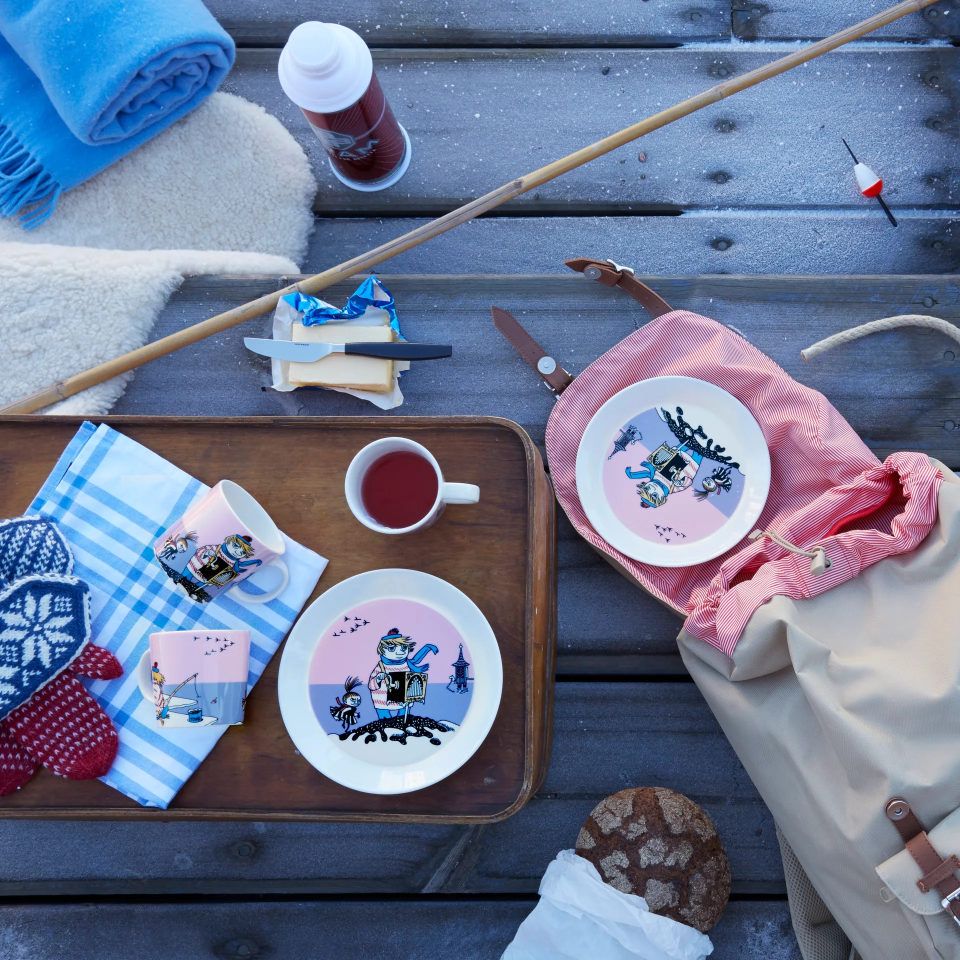 Too-ticky プレート, purple Moomin Arabia