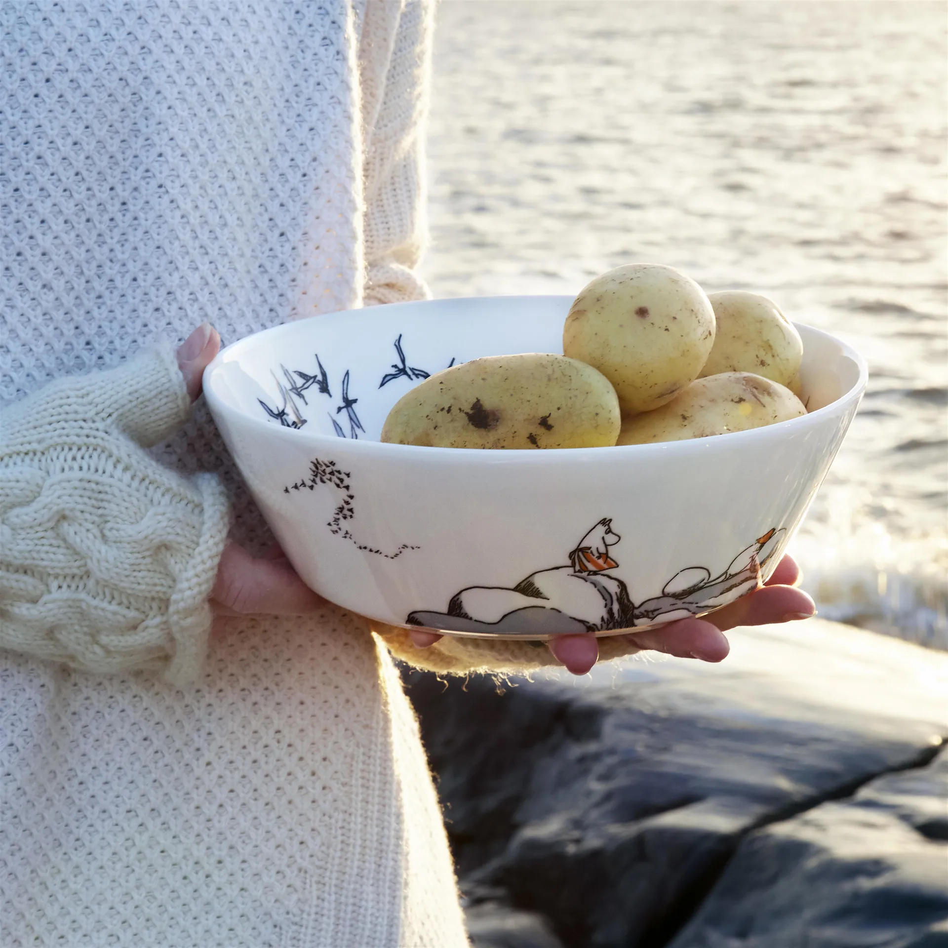 True to it's origins ムーミン サービングボウル, 23 cm Moomin Arabia