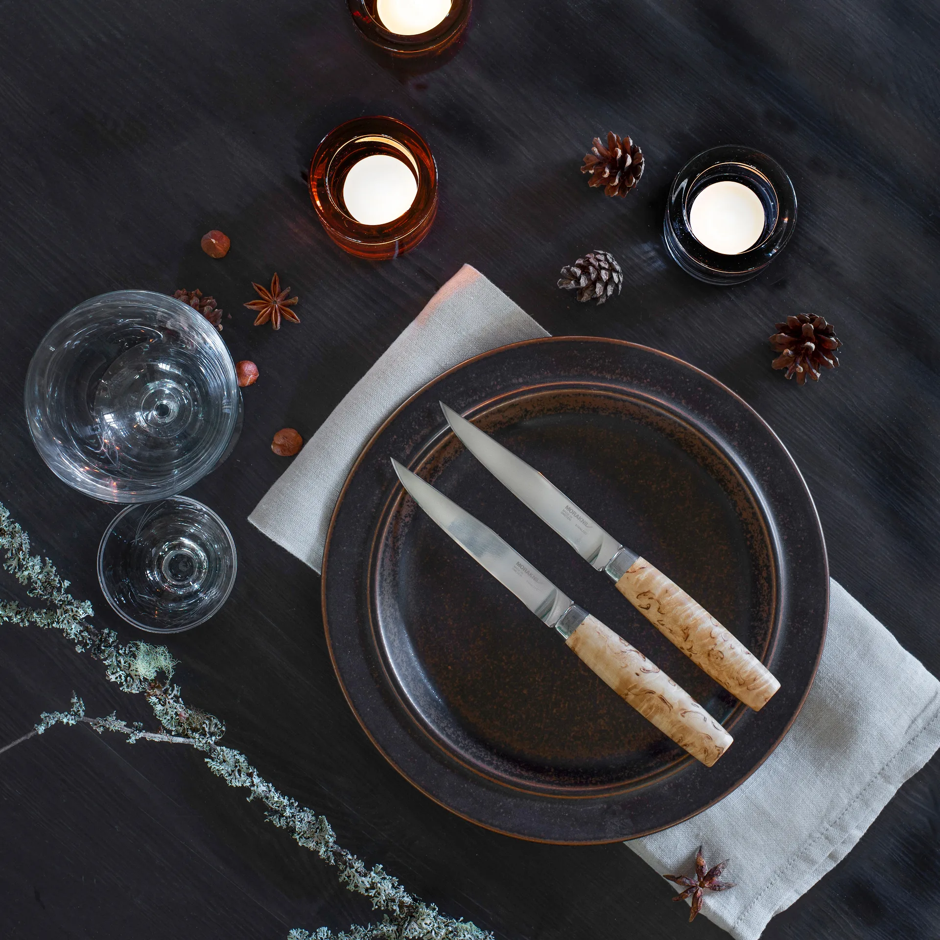 Morakniv Masur ステーキ ナイフ 2パック, nature Morakniv | モラナイフ