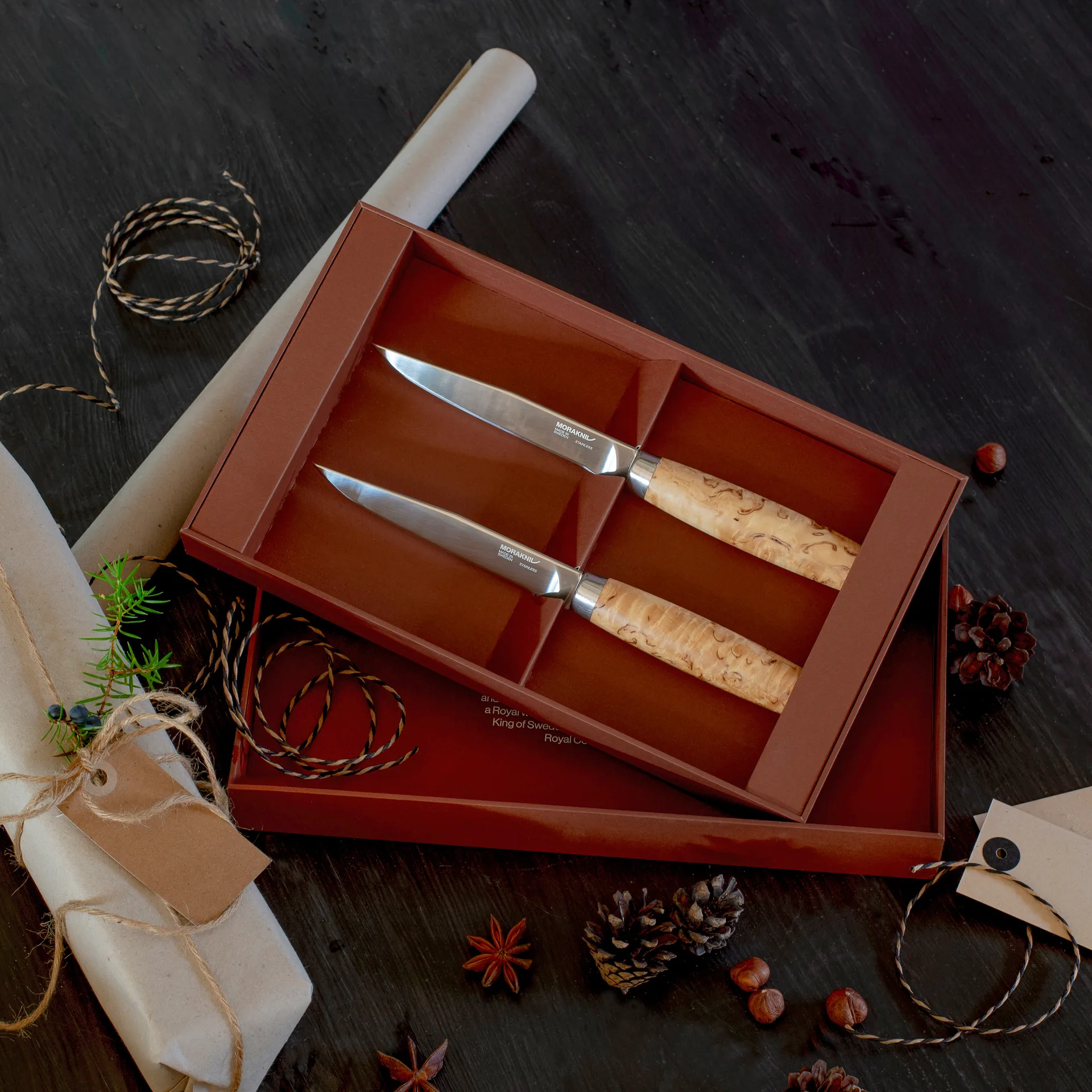 Morakniv Masur ステーキ ナイフ 2パック, nature Morakniv | モラナイフ