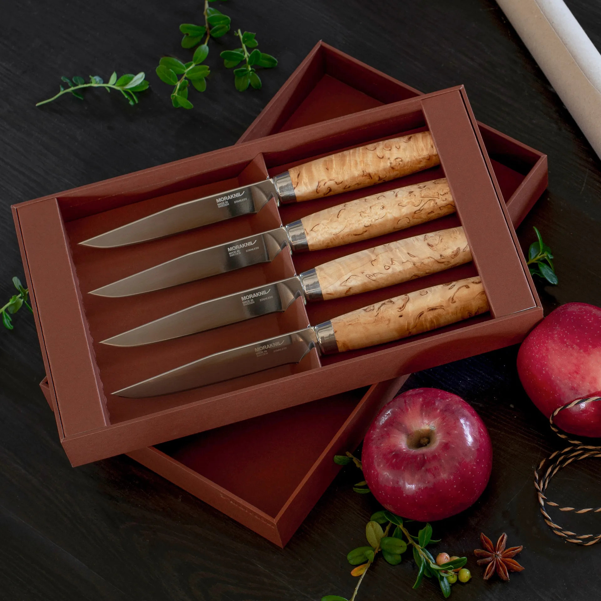 Morakniv Masur ステーキ ナイフ 4パック, nature Morakniv | モラナイフ