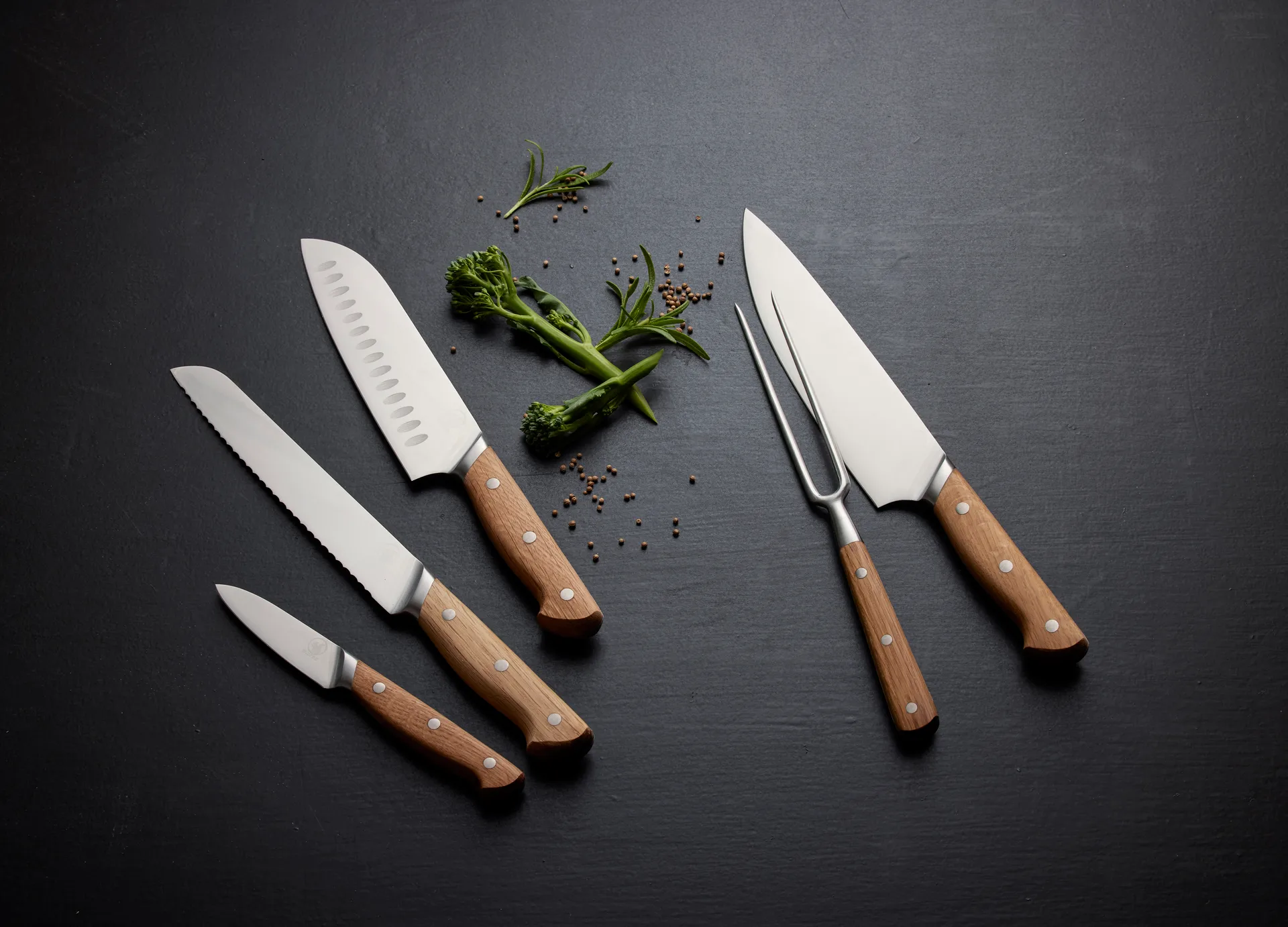 Foresta ステーキ フォーク 28 cm, Stainless steel-oak Morsø | モルソー