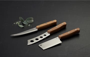 Foresta チーズナイフ 3本 - Oak-stainless steel - Morsø | モルソー