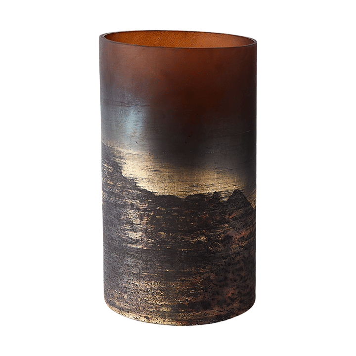 Lana 花瓶 Ø14x25 cm - Brown-gold - MUUBS | ムーブス