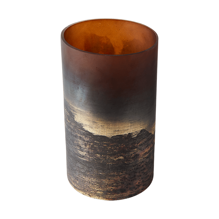 Lana 花瓶 Ø14x25 cm - Brown-gold - MUUBS | ムーブス