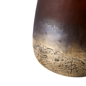 Lana 花瓶 Ø15x15 cm - Brown-gold - MUUBS | ムーブス