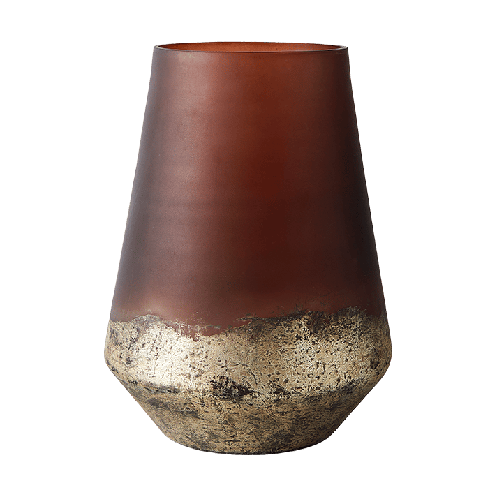 Lana 花瓶 Ø18x26 cm - Brown-gold - MUUBS | ムーブス