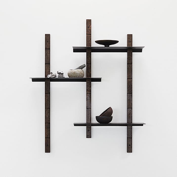 Oaks mounting beam M, Smoked oak MUUBS | ムーブス